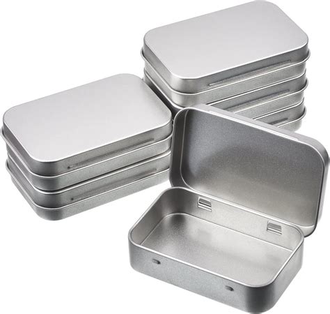 rectangular metal storage boxes